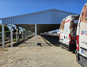 Výměna střešní krytiny na farmě